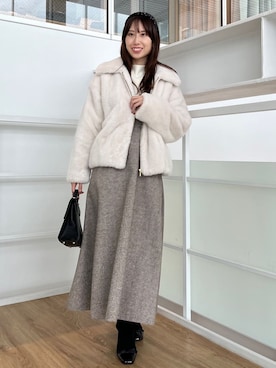 habaさん(レディース・155cm)の冬コーディネート
