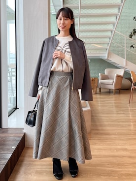 habaさん（レディース・155cm）の秋コーディネート