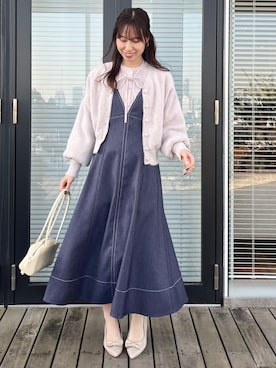 habaさん（レディース・155cm）の冬コーディネート