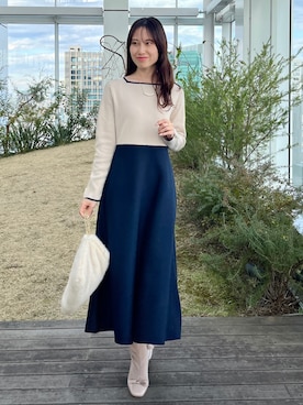 habaさん（レディース・155cm）の冬コーディネート