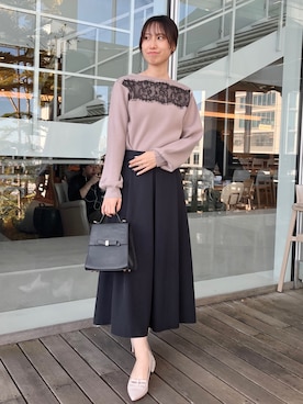 habaさん（レディース・155cm）の冬コーディネート