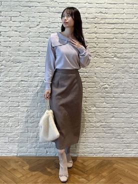 habaさん（レディース・155cm）の冬コーディネート