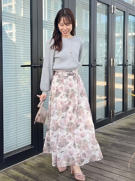 habaさん（レディース・155cm）の冬コーディネート