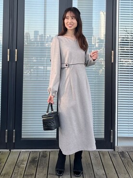 habaさん（レディース・155cm）の冬コーディネート