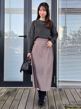 habaさん（レディース・155cm）の冬コーディネート