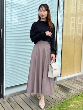 「ブラウスコーデ」｜habaさん（レディース・155cm）の秋コーディネート