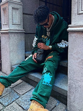 「アイテム（セットアップ）」を使った、soushi1009さん（メンズ・170cm）の秋コーディネート