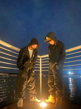 「TOMMY HILFIGER（トミーヒルフィガー）のアイテム」を使った、soushi1009さん（メンズ・170cm）の秋コーディネート