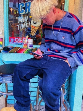 「TOMMY HILFIGER（トミーヒルフィガー）のアイテム」を使った、soushi1009さん（メンズ・170cm）の秋コーディネート