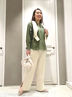 平沼 彩花さん（レディース・161cm）の冬コーディネート