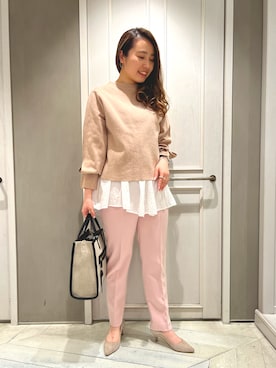 平沼 彩花さん(レディース・161cm)の冬コーディネート