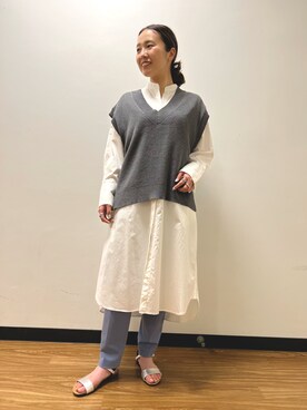 平沼 彩花さん（レディース・161cm）の春コーディネート