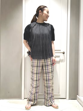 平沼 彩花さん（レディース・161cm）の春コーディネート