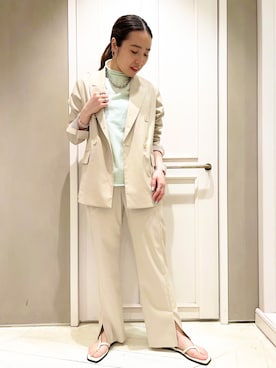 平沼 彩花さん（レディース・161cm）の春コーディネート