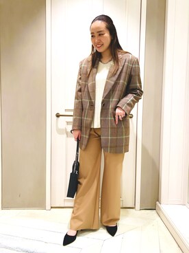 平沼 彩花さん（レディース・161cm）の秋コーディネート