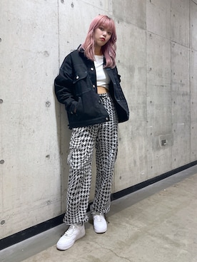 竹市咲来さん（レディース・167cm）の冬コーディネート