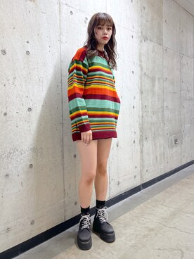 竹市咲来さん（レディース・167cm）の秋コーディネート