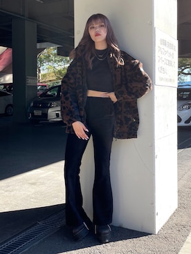 竹市咲来さん（レディース・167cm）の冬コーディネート