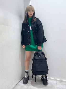 竹市咲来さん(レディース・167cm)の冬コーディネート