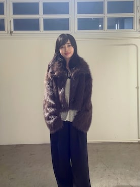 「アイテム（その他アウター）」を使った、yukatsuraさん（レディース・153cm・40代）の秋コーディネート