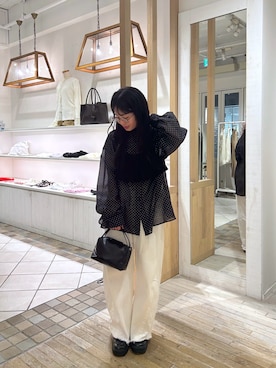 「mystic（ミスティック）のアイテム」を使った、yukatsuraさん（レディース・153cm）の春コーディネート