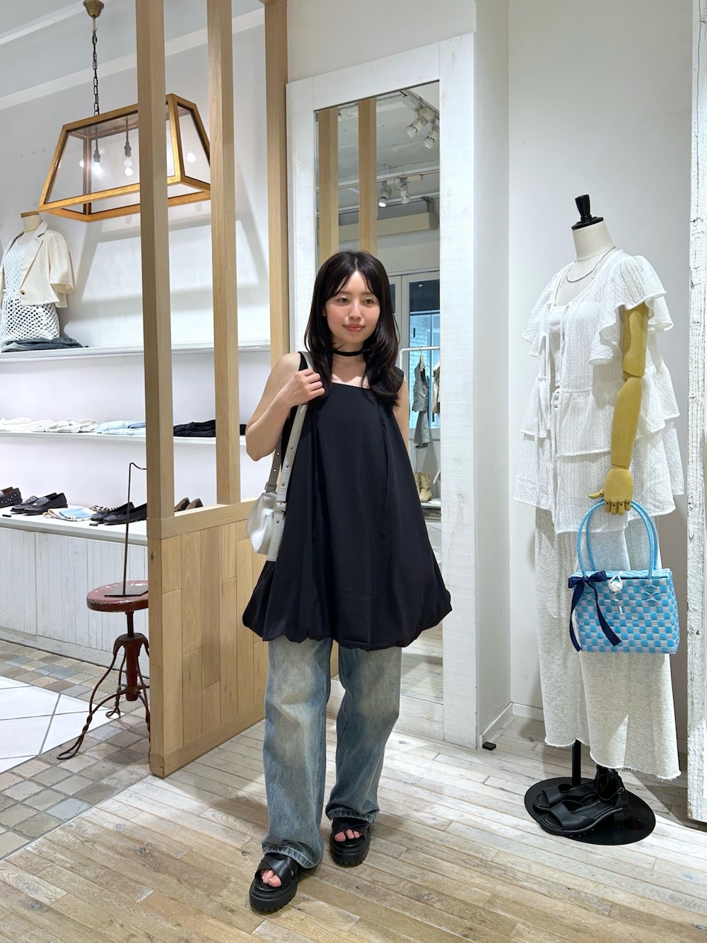 mystic（ミスティック）の「バルーンミニジャンスカ（ワンピース