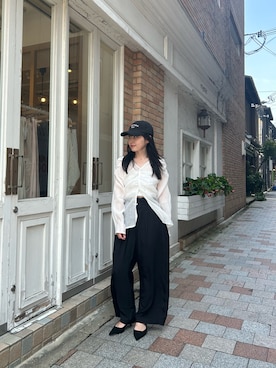 「アイテム（トップス）」を使った、yukatsuraさん（レディース・153cm・40代）の夏コーディネート