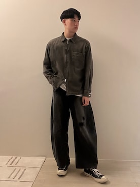 「RAGEBLUE（レイジブルー）のアイテム（トップス）」を使った、Ting Yuさん（メンズ・180cm）の夏コーディネート