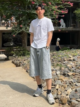 「ADER error（アーダーエラー）のアイテム」を使った、Ting Yuさん（メンズ・180cm）の秋コーディネート