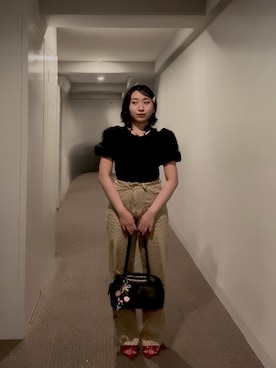 「アイテム（ヘアアクセサリー）」を使った、Yuzukiさん（レディース・148cm・10代）の夏コーディネート