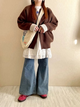 さぁやさん（骨格ストレート・レディース・152cm）の秋コーディネート