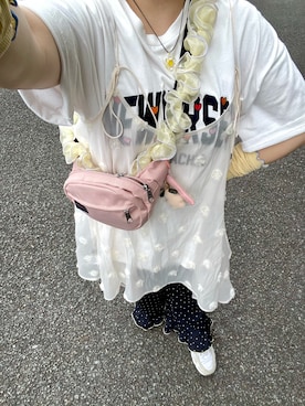 「DISCOAT（ディスコート）のアイテム」を使った、さぁやさん（レディース・152cm）の秋コーディネート