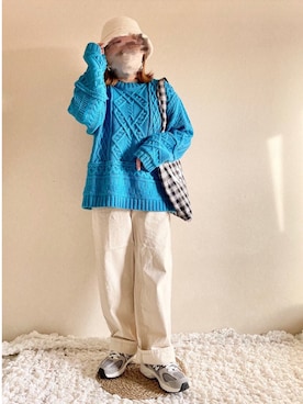 「A.P.C.（アーペーセー）のアイテム」を使った、さぁやさん（骨格ストレート・レディース・152cm）の冬コーディネート