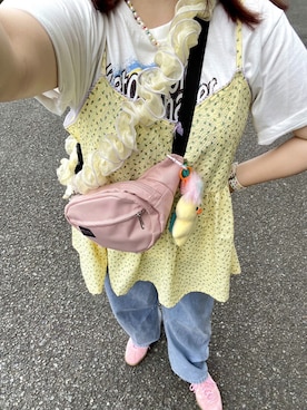 「3coins（3coins）のアイテム」を使った、さぁやさん（レディース・152cm）の夏コーディネート