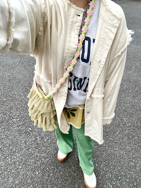 「HELLO.SANFRANCISCO（ハローサンフランシスコ）のアイテム」を使った、さぁやさん（レディース・152cm）の春コーディネート