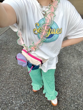「Lattice（Lattice）のアイテム」を使った、さぁやさん（レディース・152cm）の夏コーディネート