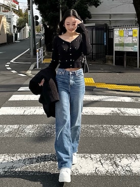 Kana.さん（レディース・161cm）の冬コーディネート