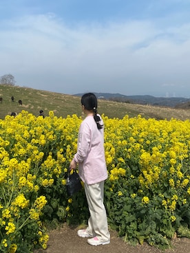 ua🍒さん（レディース・156cm）の春コーディネート