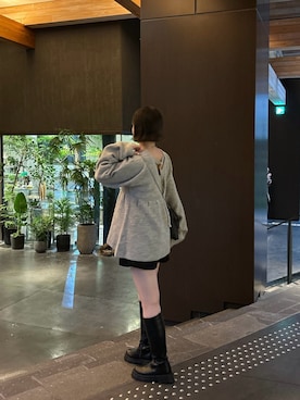 「mideal（マイディール）のアイテム」を使った、ua🍒さん（レディース・156cm）の秋コーディネート