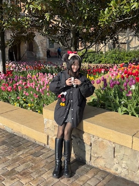 ua🍒さん（レディース・156cm）の冬コーディネート