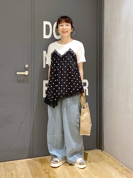 おかでぃさん（レディース・157cm）の夏コーディネート