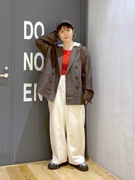 おかでぃさん（レディース・157cm）の冬コーディネート