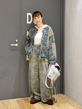 おかでぃさん（レディース・157cm）の夏コーディネート