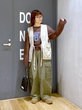 おかでぃさん（レディース・157cm）の春コーディネート