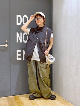 「アイテム（その他トップス）」を使った、おかでぃさん（レディース・157cm・30代）の夏コーディネート
