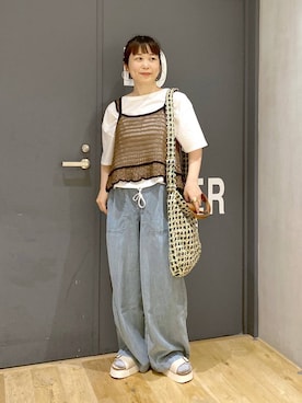 おかでぃさん（レディース・157cm）の夏コーディネート