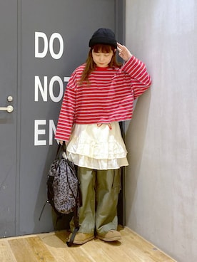 おかでぃさん（レディース・157cm）の春コーディネート