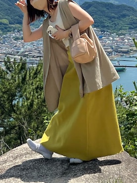 「アイテム（ボストンバッグ）」を使った、arinco25さん（レディース・150cm）の夏コーディネート