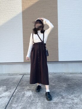 「SVEC（シュベック）のアイテム（その他シューズ）」を使った、ちょこさん（レディース・157cm）の秋コーディネート