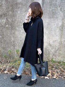 「aquagarage（アクアガレージ）のアイテム」を使った、naaao25ysさん（レディース・148cm）の冬コーディネート